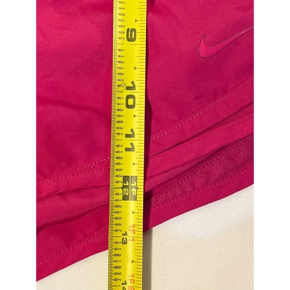 Nike Dri-FIT Womens Pink Running Shorts Mesh Panels Large